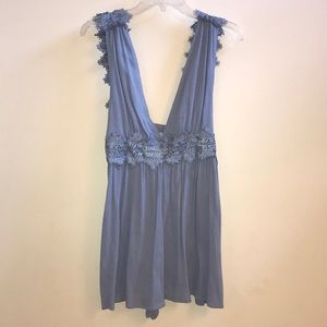 Blue romper
